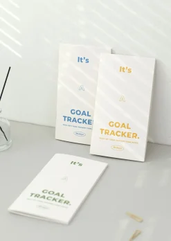 30 Days Goal Tracking Slim Notebook