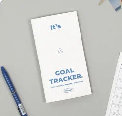 30 Days Goal Tracking Slim Notebook