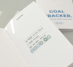 30 Days Goal Tracking Slim Notebook