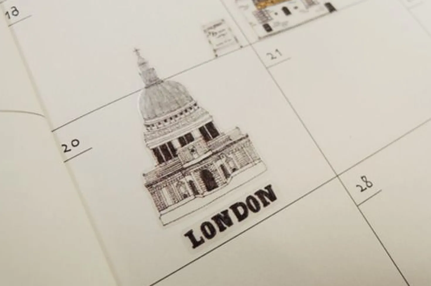 Days in London Deco Sticker
