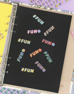 3D Fun Mix Alphabet Removable Sticker