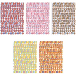 3D Fun Mix Alphabet Removable Sticker