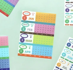 Diary Date Sticker Set
