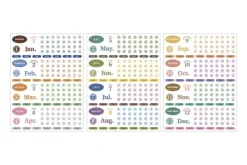 Diary Date Sticker Set