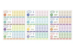Diary Date Sticker Set