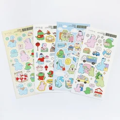 Dino's Daily Life Deco Sticker
