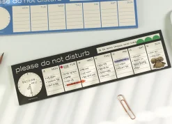 DND Weekly Schedule Notepad