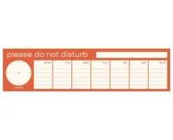 DND Weekly Schedule Notepad