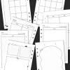Doodle Bulk 6 Ring A5 Planner Refill