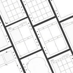 Doodle Bulk 6 Ring A5 Planner Refill