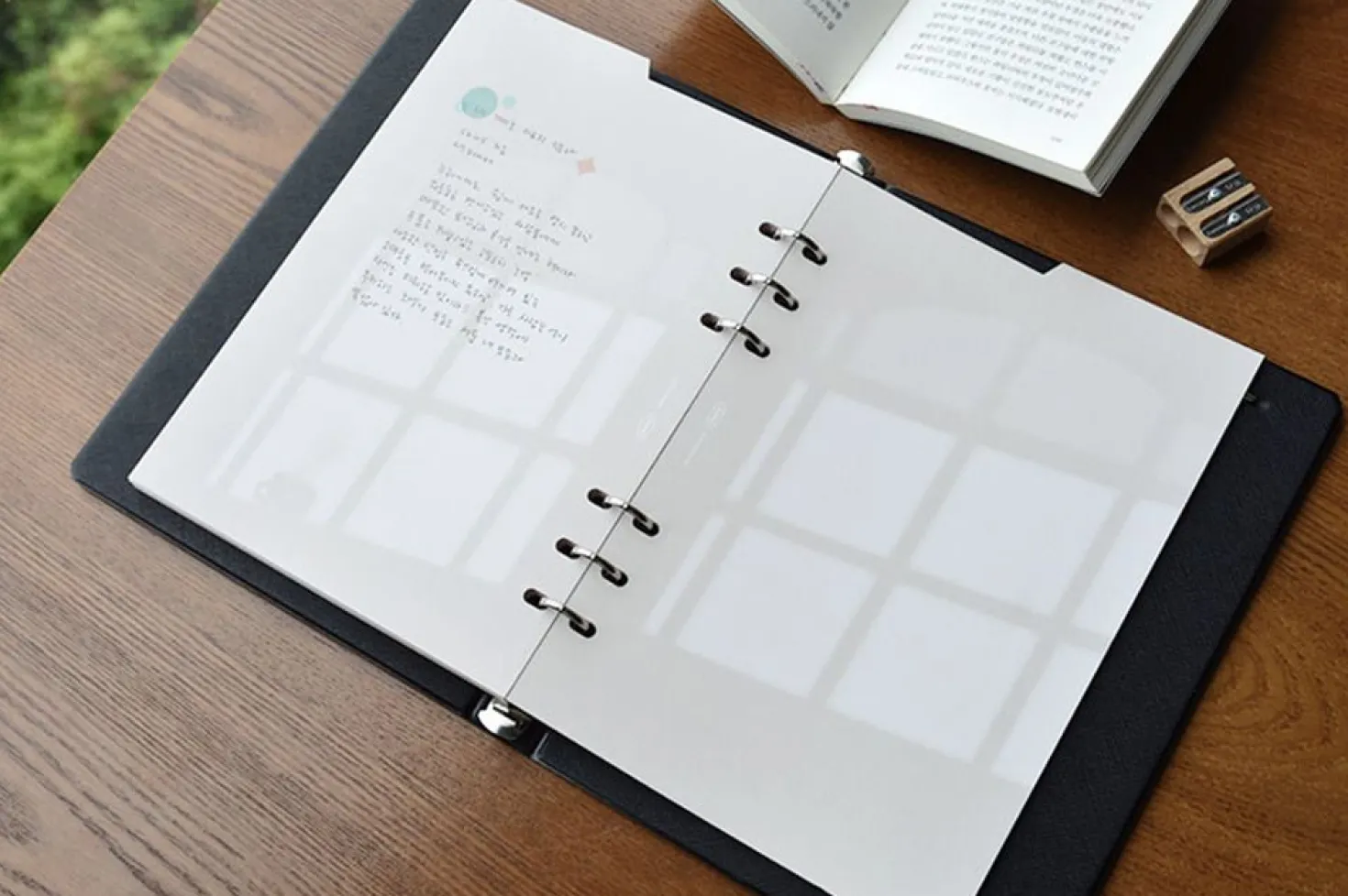 Double-sided Classy 6 Ring A5 Index Planner Refill