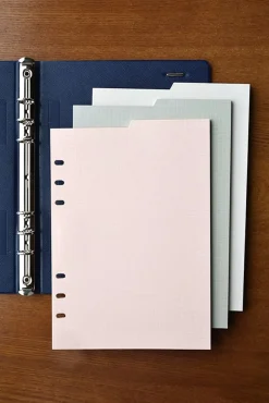 Double-sided Classy 6 Ring A5 Index Planner Refill