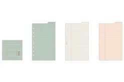 Double-sided Classy 6 Ring A6 Index Planner Refill v1
