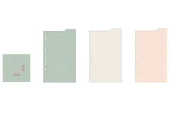 Double-sided Classy 6 Ring A6 Index Planner Refill v1