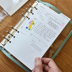 Double-sided Classy 6 Ring A6 Index Planner Refill v1