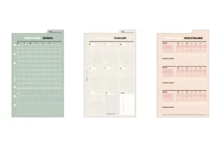 Double-sided Classy 6 Ring A6 Index Planner Refill v1