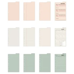 Double-sided Classy 6 Ring A6 Index Planner Refill v1