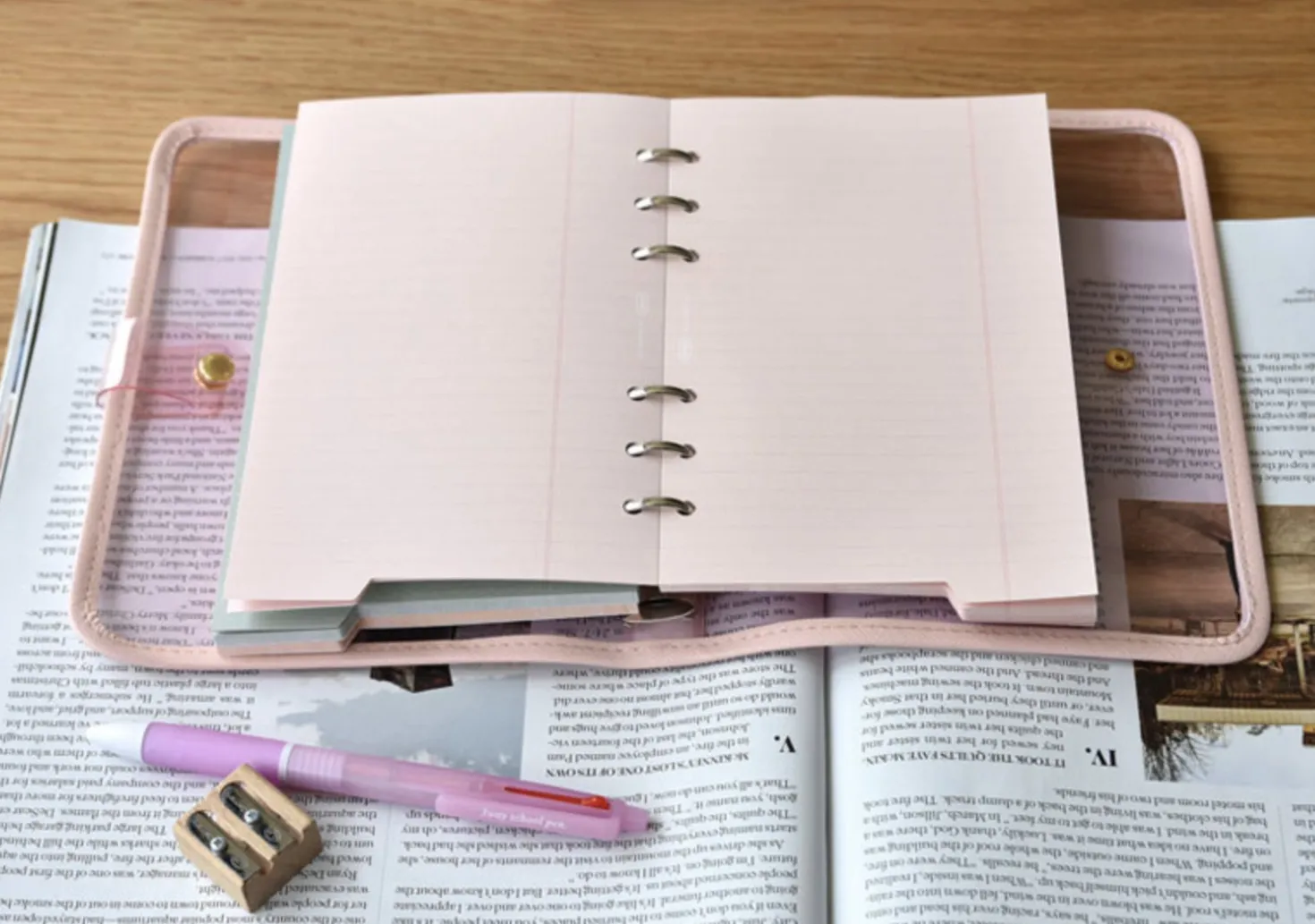Double-sided Classy 6 Ring A6 Index Planner Refill v1