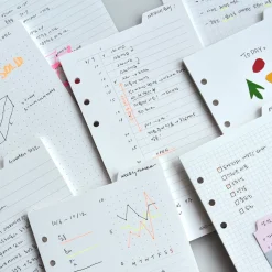 Double-sided Classy 6 Ring A6 Index Planner Refill v2
