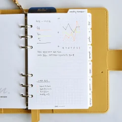 Double-sided Classy 6 Ring A6 Index Planner Refill v2