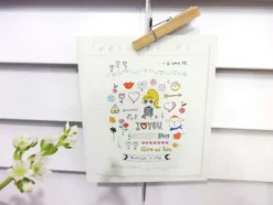 Drawing Love Deco Sticker