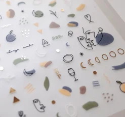 Drawing Nail Deco Sticker