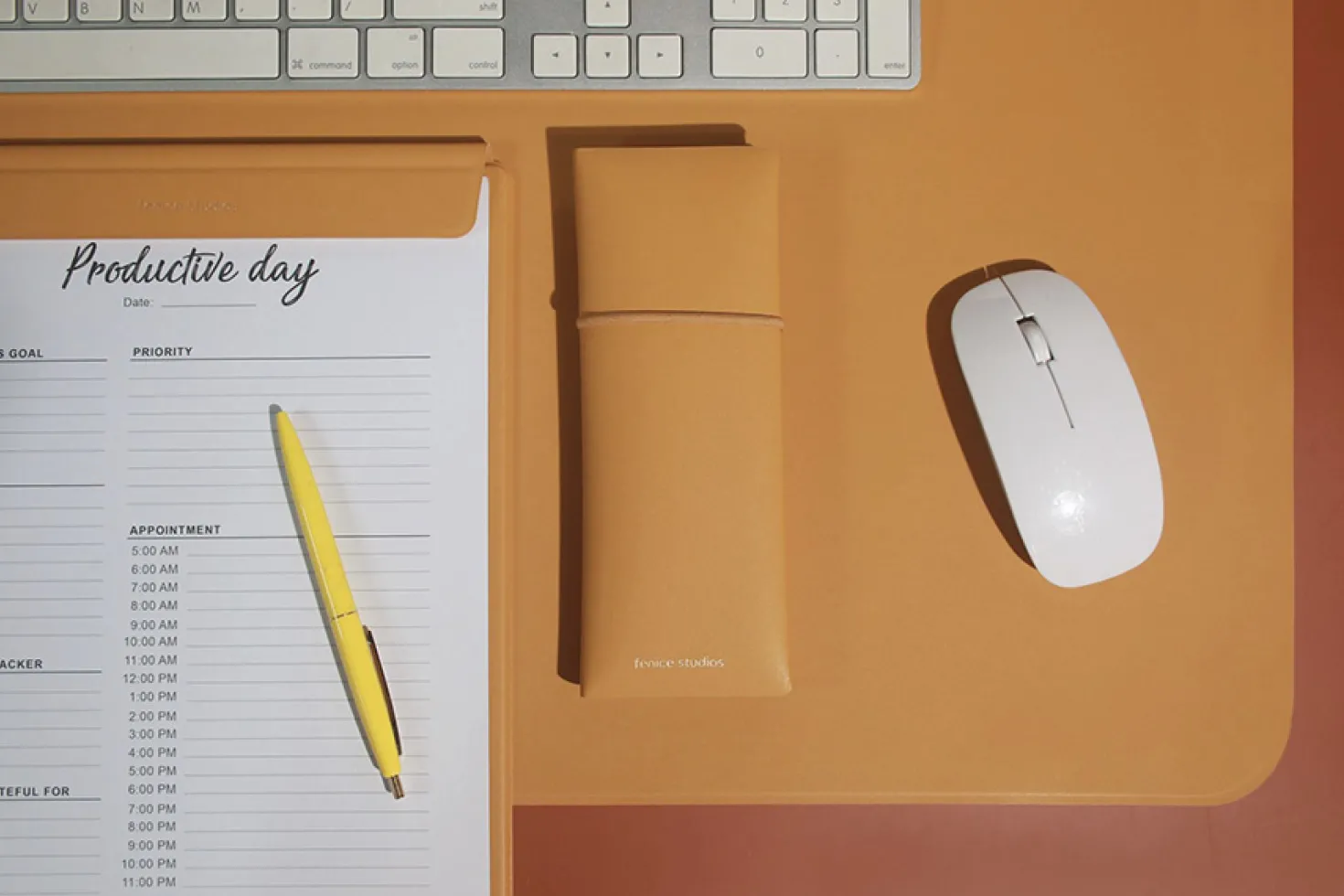 Dual Pocket Band Pencil Case