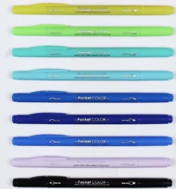 Dual Tip Pocket Color Pen