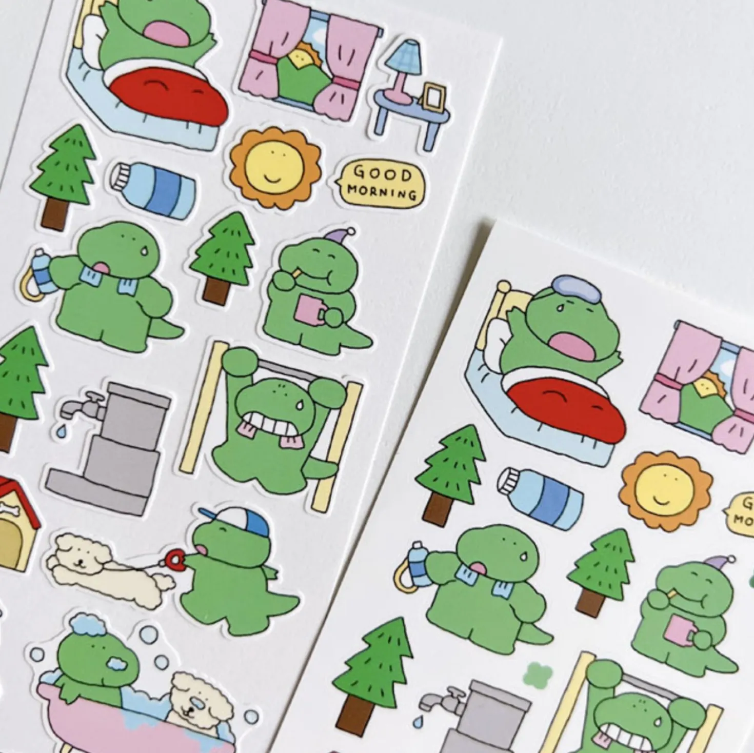 Early Bird Dino Deco Sticker