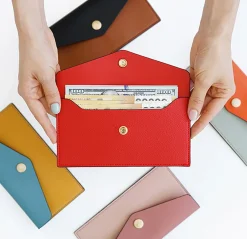 Edge Vegan Leather Slim Pouch