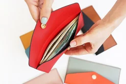 Edge Vegan Leather Slim Pouch