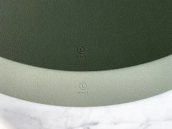 Ellipse Edge Leather Dining Placemat