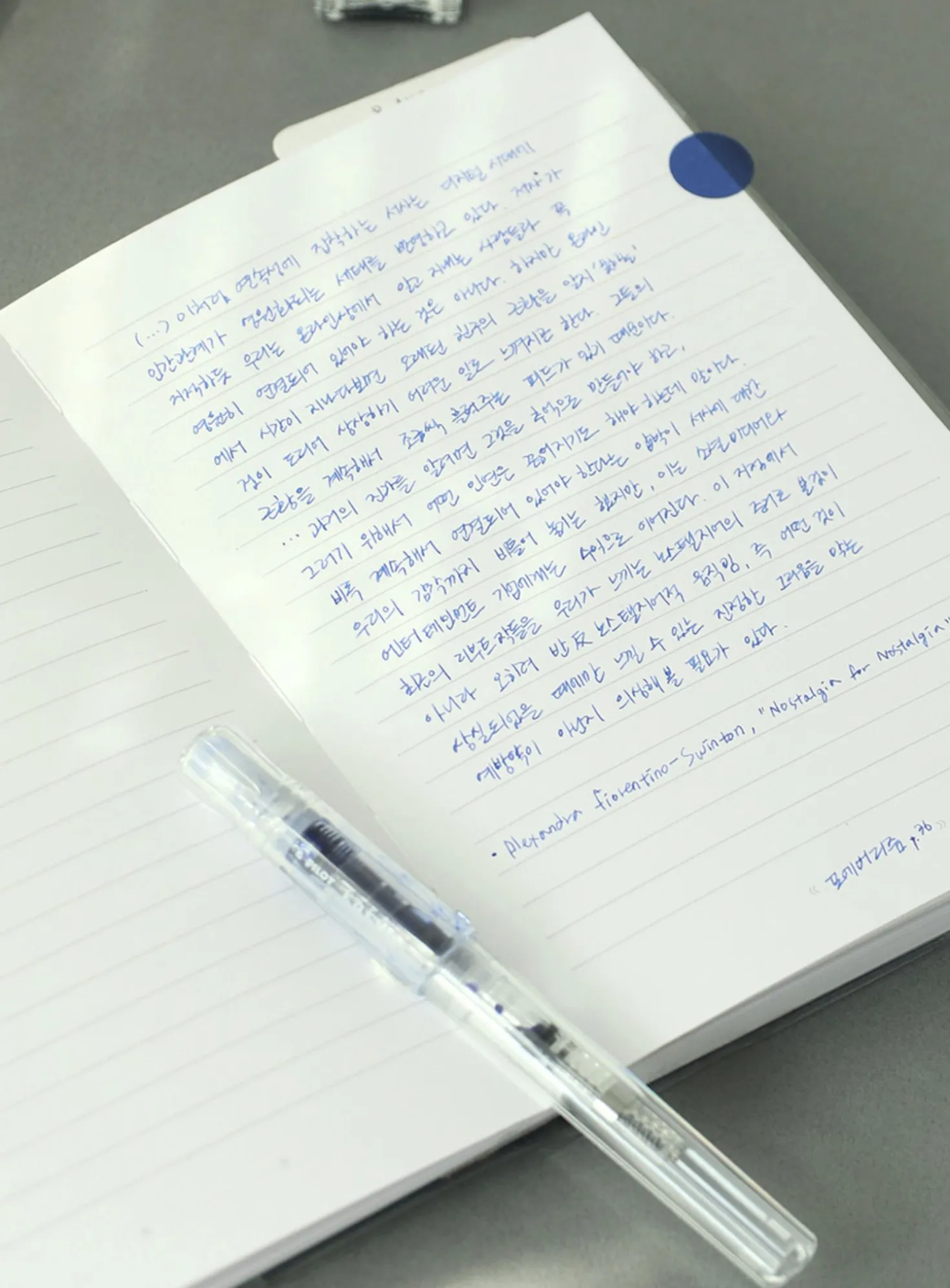 Episode B6 Lined Notebook