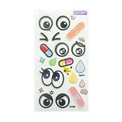 Eyeball Puffy Deco Sticker