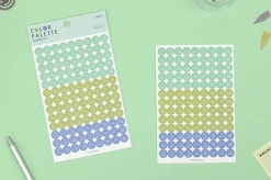 Face Color Palette Sticker