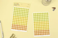 Face Color Palette Sticker