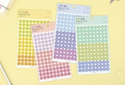 Face Color Palette Sticker