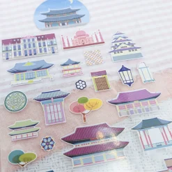 Famous Landmark Paper Sticker