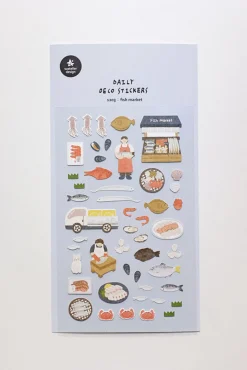 Fish Market Deco Sticker
