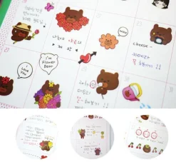 Flower Bear Deco Sticker