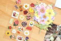 Flower Cotton Deco Sticker