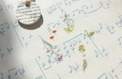 Flower Letter Deco Sticker