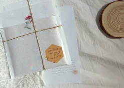 Flower Letter Deco Sticker