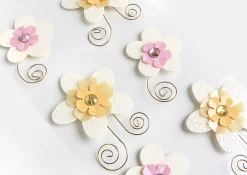 Flower Themed 3D Deco Sticker v1