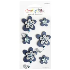 Flower Themed 3D Deco Sticker v1