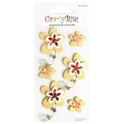 Flower Themed 3D Deco Sticker v1