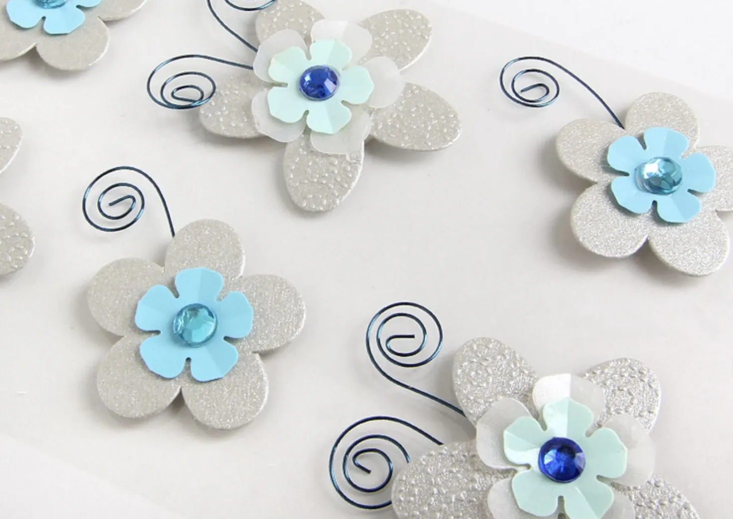 Flower Themed 3D Deco Sticker v1