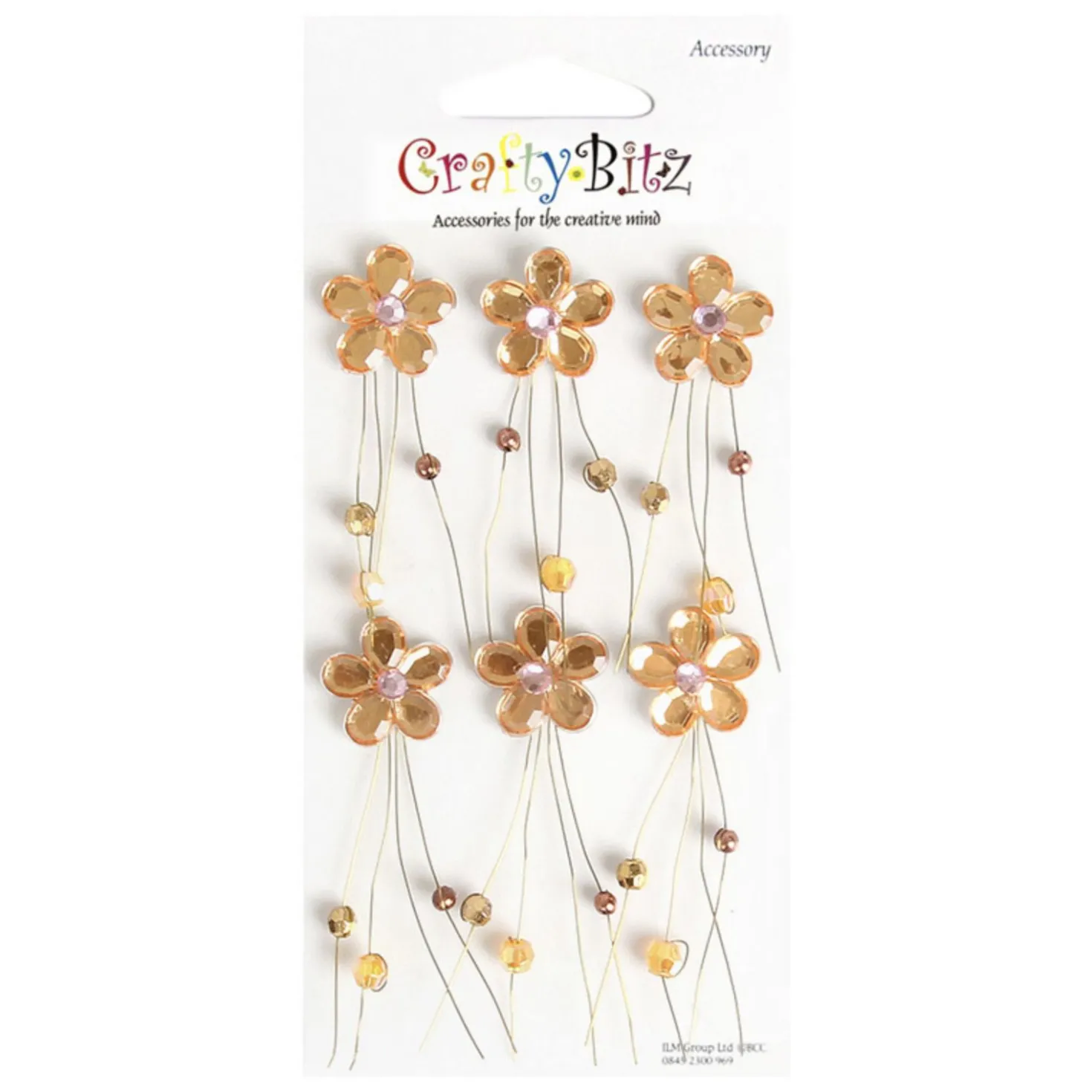 Flower Themed 3D Deco Sticker v3