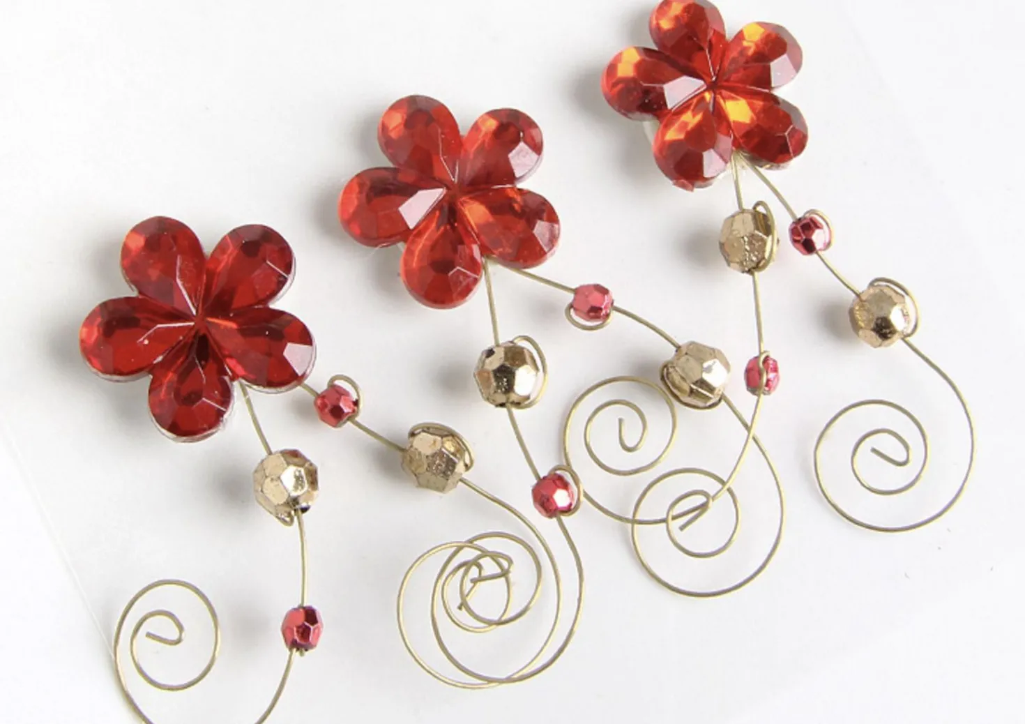 Flower Themed 3D Deco Sticker v3