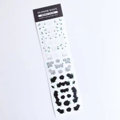 Flower Wave Slim Sticker